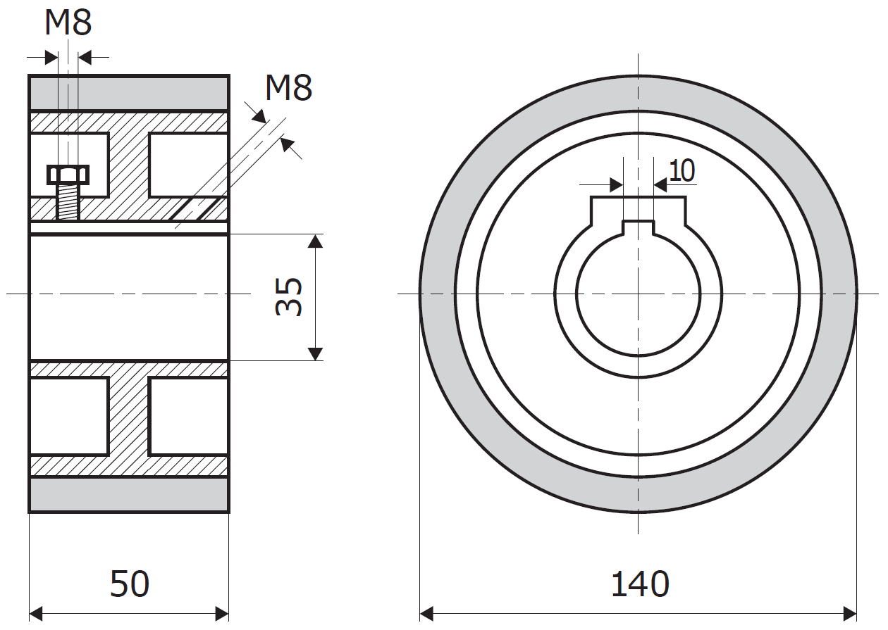 Weinig 140-50-35 V siv - slika 2